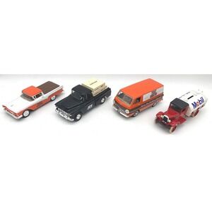 Ertl Liberty Classics Die Cast Coin Bank Lot 4 Ford Chevy Dodge Hawkeye
